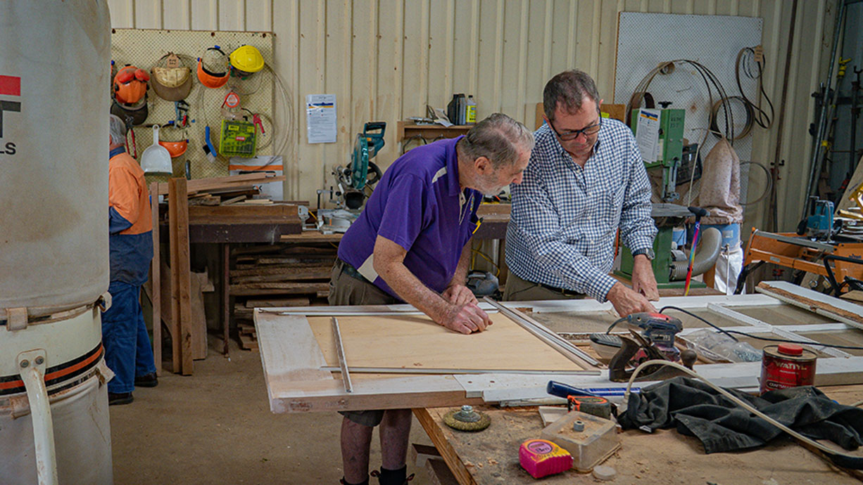 Hinterland Men’s Shed to expand under LNP Government