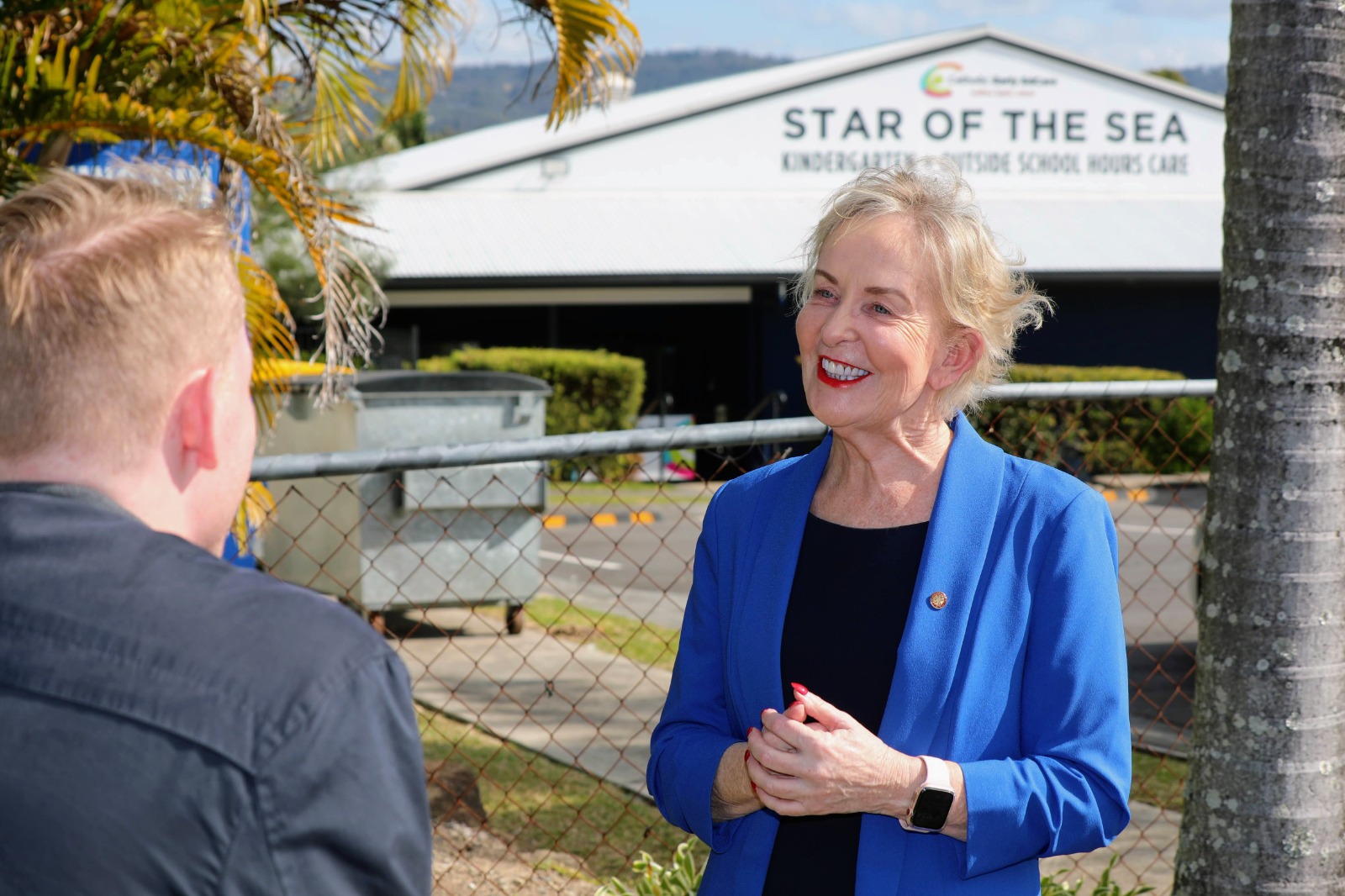LNP commits to installing flashing school zone lights in Mudgeeraba.