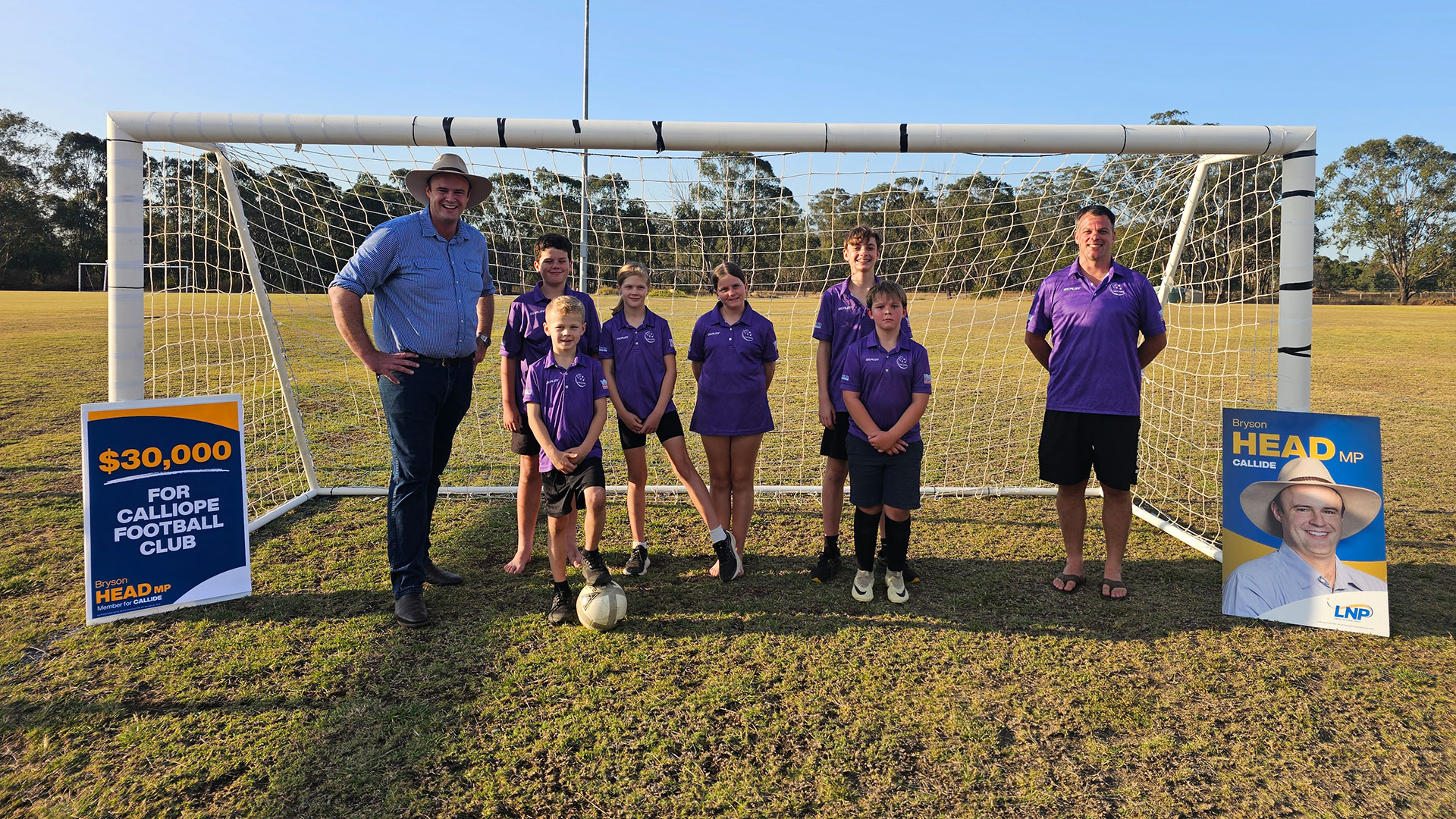 LNP Announces Football Club Facilities Upgrade for Calliope